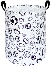 KUNRO round laundry basket with collapsible design for easy storage and transport.