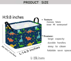 KUNRO toy-bin storage organizer rectangle for tidy playroom organization