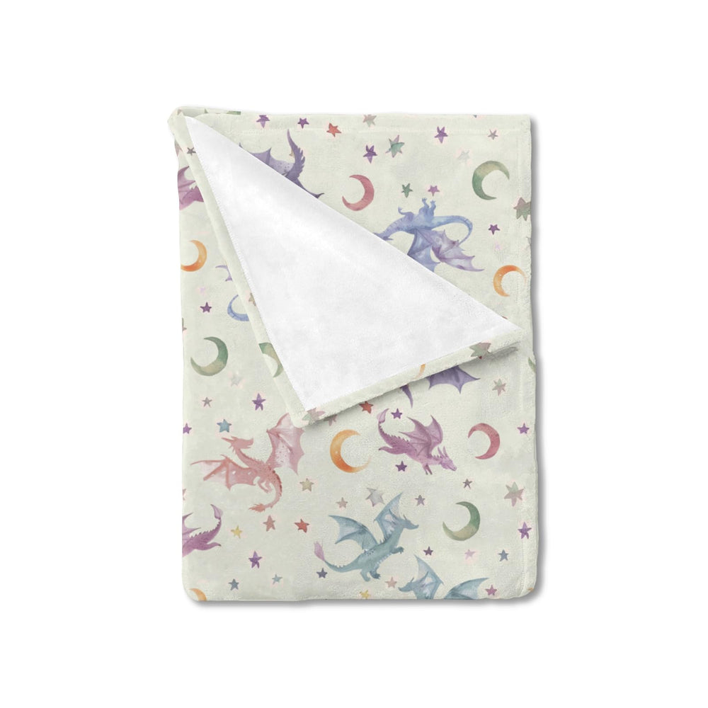 KuphiL10C dragon moon stars nursery blanket offers cozy newborn moments.