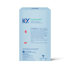 K-Y Liquibeads disposable applicator simplifies vaginal insertion.