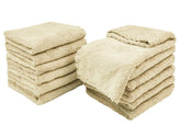 Kyapoo baby washcloths in coral fleece feel ultra soft and gentle on delicate skin.