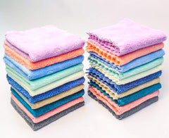 Kyapoo baby washcloths multi-use setup for baths, wipes, burp cloths