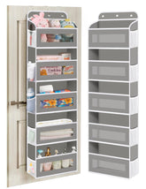 KYEVIS over-the-door organizer with five shelves for versatile doorway storage.