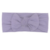 KYTE BABY rayon bamboo bow closeup highlighting soft stretch for gentle wear