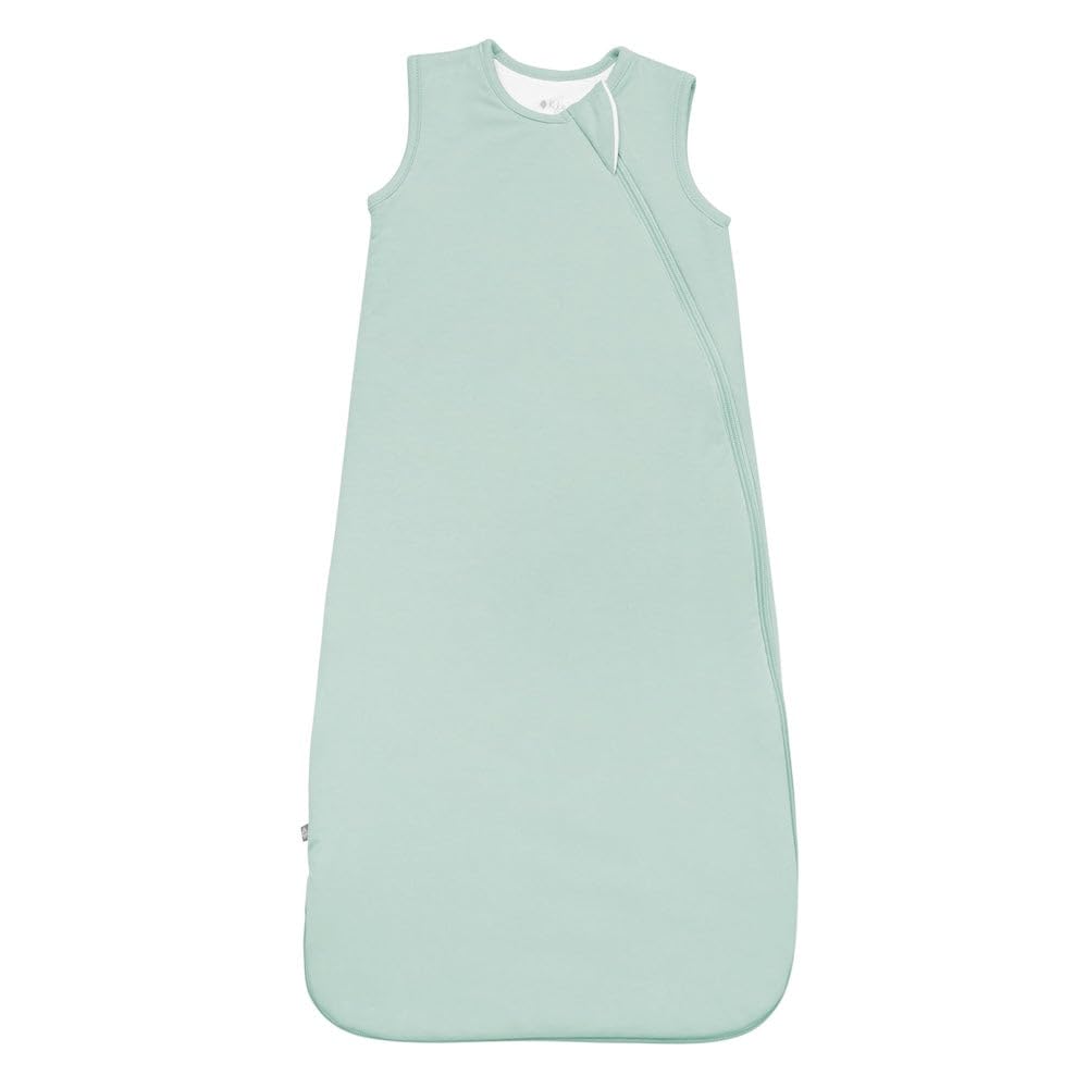 KYTE BABY sleep bag sage front view showing cozy 2.5 tog warmth