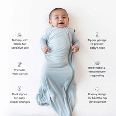 KYTE BABY sleep bag in large size fits babies and toddlers for extended use.