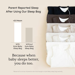 KYTE BABY sleep bag with easy zipper closure for nighttime access