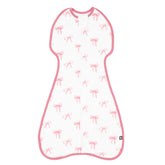 KYTE BABY Teddy Bear Swaddle Bag open with zipper for quick use and easy access