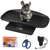 Kytree Digital Pet Scale curved tray supports tiny newborns during weighing