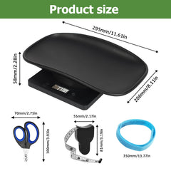 Kytree Digital Pet Scale LED display provides clear weight readings from all angles