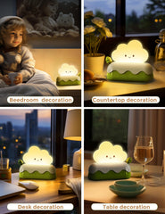 Rechargeable cloud lamp by L LOHAS LED with 2000mAh battery for all-night use