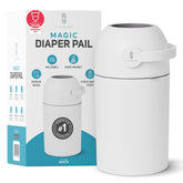 L.A. Baby Magic Diaper Pail unit with odor-free system.