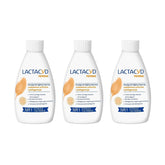 Lactacyd Femina three-pack bottles for daily gentle cleansing and freshness.