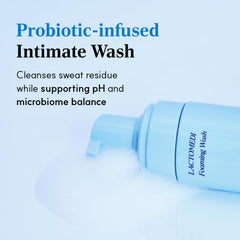 LACTOMEDI wash with green tea and tea tree for soothing ingredients