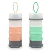 LADISO Baby Formula Dispenser top view demonstrating portable powder storage