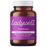 Ladywell Perimeno bottle front showing the product label for midlife balance.