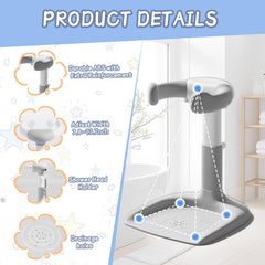 Laigoldana three-stage assembly highlights quick setup for busy parents.