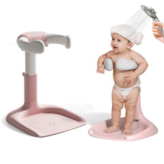 Laigoldana Baby Shower Stand with anti-slip base for secure bath time.