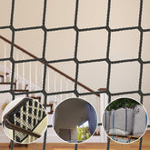 LAKNUAL kids safety net on stairs provides a secure barrier for children and pets, durable.