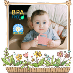 LalaDream teether is BPA-free silicone, safe for daily chewing