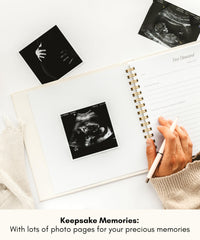 Lamare ultrasound photo pocket keeps sonogram memories neatly organized.