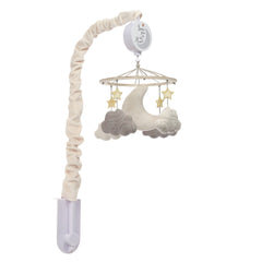 Lambs & Ivy mobile featuring gold stars for a celestial focus