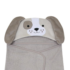 Lambs & Ivy pure cotton terrycloth towel provides soft, absorbent drying