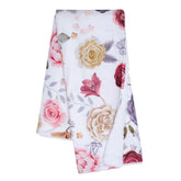 Lambs & Ivy Secret Garden blanket with plush minky front for cozy baby warmth.