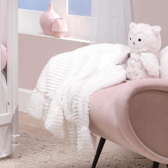 Lambs & Ivy Signature 30x40 blanket sized for car seats, strollers, and cozy moments.
