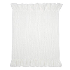 Lambs & Ivy Signature ruffle-top-bottom adds chic detail for nap time and stroller trips.