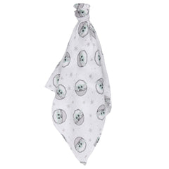 Lambs & Ivy Baby Yoda lovey detail stitching ideal for comforting moments.
