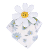 Lambs & Ivy Sweet Daisy Lovey plush with white flower for gentle comfort