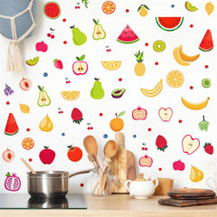 Lamkidle apple decal adds bright fruit decor to kids room for color learning