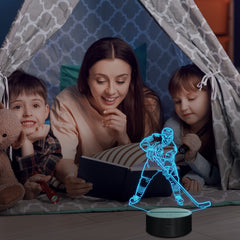 Lampeez remote-controlled night light offers 16 colors for cozy mood lighting.