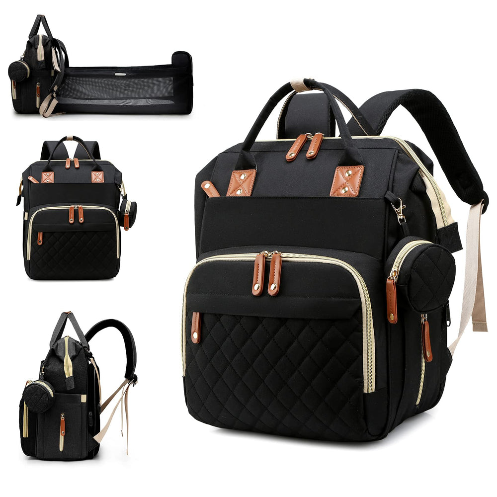Lamroro diaper bag with changing station for on-the-go diaper changes