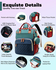 Lamroro waterproof 900D Oxford exterior protects gear on rainy days