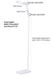 LamYHeng floor stand with 360-degree arm offers flexible mobile positioning.