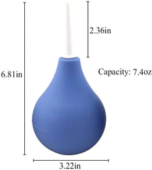 Lancsdom soft nozzle provides smooth insertion for gentle cleansing with lubrication.