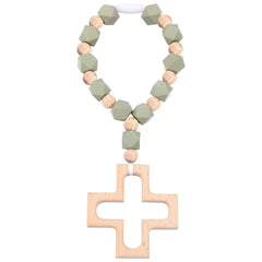 Landical rosary measures 9.8 inches, easy to handle for little hands.