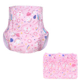 Landofgenie Candy Castle overnight diaper front view highlighting full-coverage absorbency