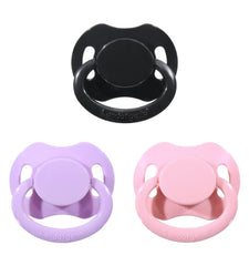 Landofgenie large shield pacifier in black for comfortable use and calm moments.