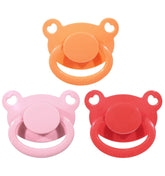 Landofgenie large shield adult pacifier in red for calming nightly comfort.