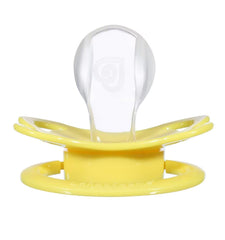 Landofgenie large shield pacifier yellow, bright mood-boosting adult comfort
