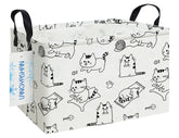 LANGYASHAN rectangular storage bin in canvas fabric keeps toys organized and accessible