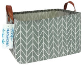 LANGYASHAN rectangular storage bin front view showing sturdy base for toy organization