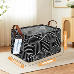 LANGYASHAN storage bin handles provide comfortable carrying during transport.