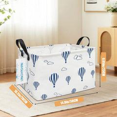 LANGYASHAN storage bin with strong handles for easy transport and heavy loads.