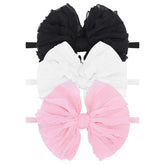 Lanmerry baby girls headbands black—soft, stretchy comfort for daily wear