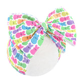 Lanmerry Easter baby headband with bunny bow for cute photos.