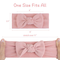 Lanmerry hairband bows dark khaki, side view, breathable fabric for soft, stretchable fit